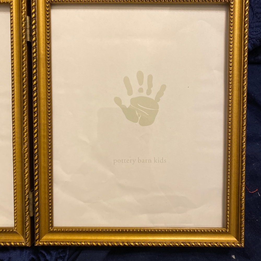 Pottery Barn Kids Keepsake Gold Double Frame - Picture 5 of 6